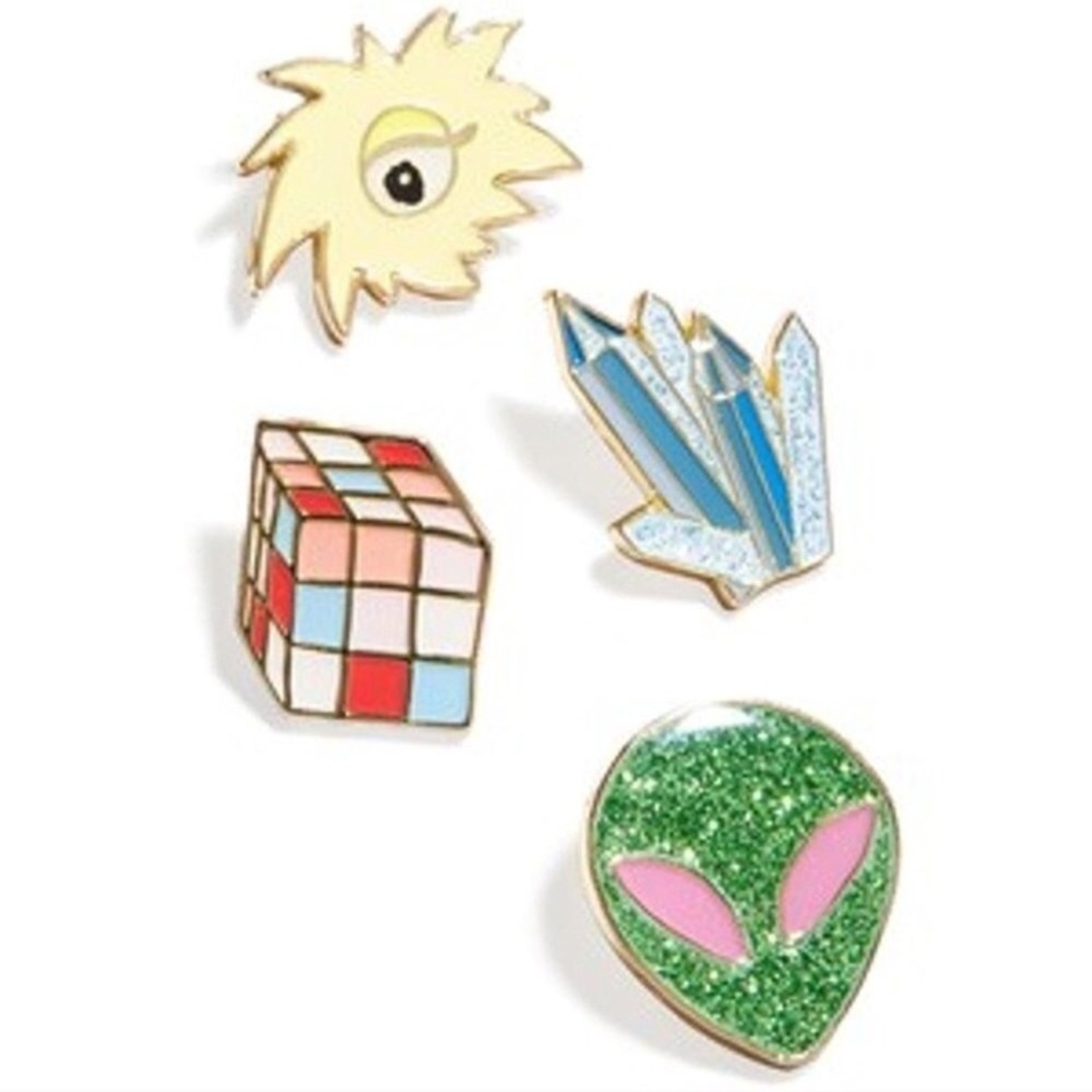 Twelve NYC Celebrate Shop 4-Pc. Alien Pin Set